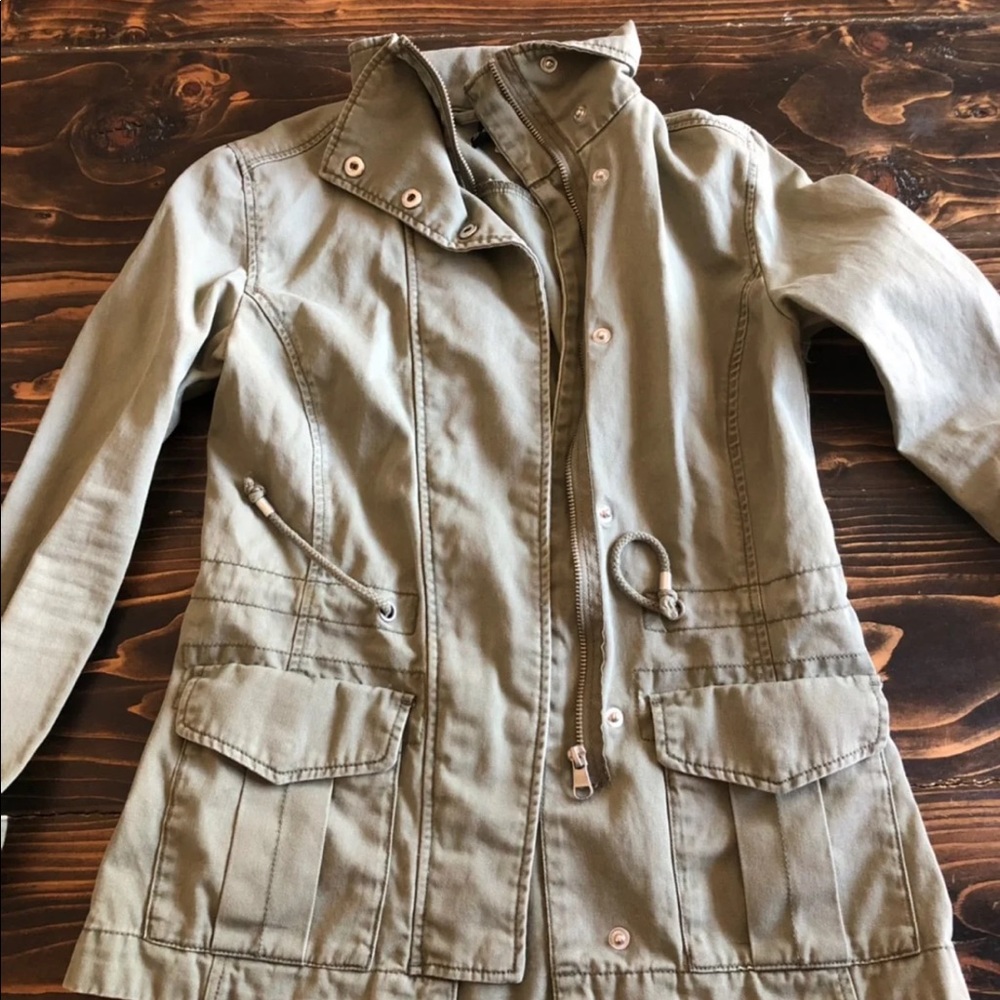 Army green jacket